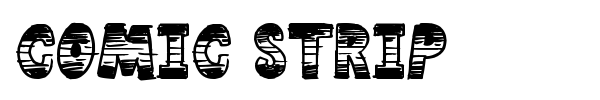 Comic Strip font preview